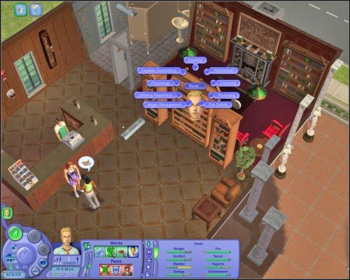 Wycieczki do muzeum i biblioteki można sobie właściwie odpuścić - [Otoczenie] Parcele publiczne - Najciekawsze parcele publiczne - The Sims 2: Osiedlowe życie - oficjalny polski poradnik - poradnik do gry