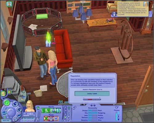Zła reputacja oznacza nie najlepsze nastawienie nowo poznawanych Simów. Nie jest to jednak problem najwyższej wagi. - [Simy] Najważniejsze nowości - Reputacja | The Sims 2 Osiedlowe Życie - The Sims 2: Osiedlowe życie - oficjalny polski poradnik - poradnik do gry