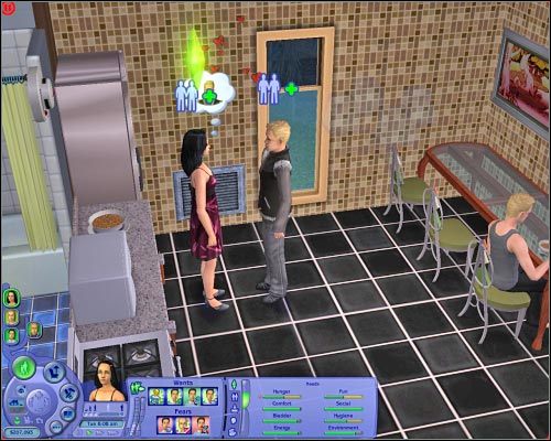 Duży udział w tym, czy dany Sim przypadnie danej osobie do gustu czy nie, mają takie czynniki jak zbieżność osobowości czy aspiracji - [Simy] Najważniejsze nowości - Kontakty pomiędzy Simami - The Sims 2: Osiedlowe życie - oficjalny polski poradnik - poradnik do gry