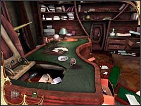 Sherlock opuszcza sypialnię i wraca do gabinetu lorda Montcalfea - [Opis przejścia] Część druga (4) | Sherlock Holmes Tajemnica Mumii - Sherlock Holmes: Tajemnica Mumii - poradnik do gry