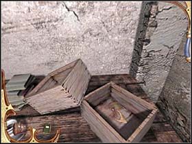 Teraz Holmes popycha ścianę i trafia do drugiego pomieszczenia (będącego czymś w rodzaju pracowni badawczej lorda) - [Opis przejścia] Część trzecia (2) | Sherlock Holmes Tajemnica Mumii - Sherlock Holmes: Tajemnica Mumii - poradnik do gry