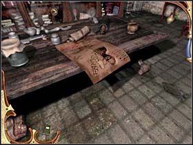 Na drugim blacie lokalizuje notatkę lorda na temat komnaty skarbca (i nie tylko) - [Opis przejścia] Część trzecia (2) | Sherlock Holmes Tajemnica Mumii - Sherlock Holmes: Tajemnica Mumii - poradnik do gry