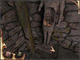 Pomieszczenie z rotacyjną podłogą doznało sporego uszczerbku - brak większości posadzki - [Opis przejścia] Część czwarta (1) | Sherlock Holmes Tajemnica Mumii - Sherlock Holmes: Tajemnica Mumii - poradnik do gry