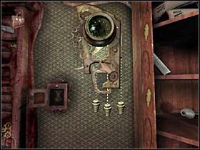Teraz kieruje się do gabinetu (charakterystyczne drzwi po prawej, mniej więcej pośrodku korytarza) - [Opis przejścia] Część czwarta (5) | Sherlock Holmes Tajemnica Mumii - Sherlock Holmes: Tajemnica Mumii - poradnik do gry