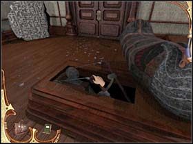 Zanim jednak nasz detektyw tam przejdzie, powinien zapewnić sobie oświetlenie w podziemiach rezydencji - [Opis przejścia] Część piąta (4) | Sherlock Holmes Tajemnica Mumii - Sherlock Holmes: Tajemnica Mumii - poradnik do gry