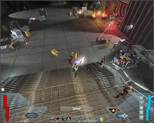 Zauważ, że Twoja postać posiada już kilka aktywnych umiejętności - Intruders - Questy (cz.1) | Poziom 1 w Space Siege - Space Siege - poradnik do gry