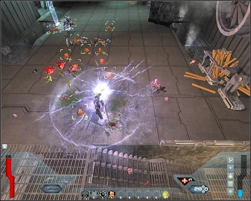 Zadanie 4: Evacuate the area via the transit car (Ewakuuj się z okolicy z wykorzystaniem kolejki) - Intruders - Questy (cz.3) | Poziom 1 w Space Siege - Space Siege - poradnik do gry