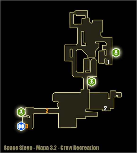Uwaga - Crew Recreation - Mapy okolicy | Poziom 3 w Space Siege - Space Siege - poradnik do gry