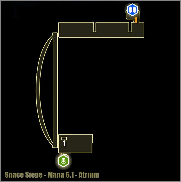 1 - Atrium - Mapy okolicy | Poziom 6 w Space Siege - Space Siege - poradnik do gry