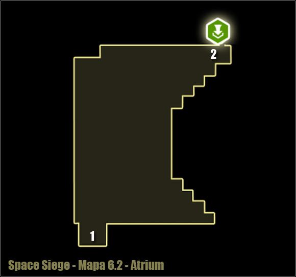 2 - Atrium - Mapy okolicy | Poziom 6 w Space Siege - Space Siege - poradnik do gry