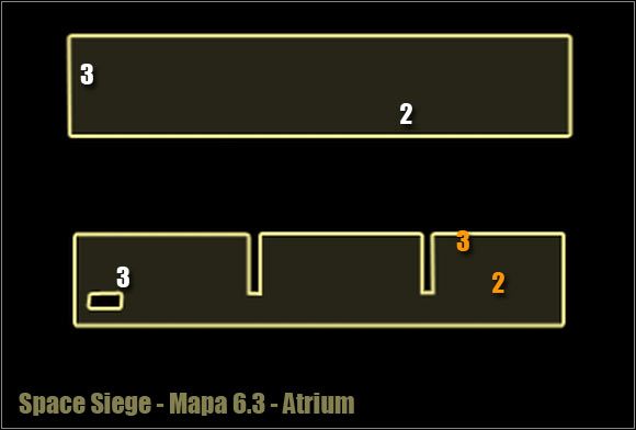 3 - Atrium - Mapy okolicy | Poziom 6 w Space Siege - Space Siege - poradnik do gry
