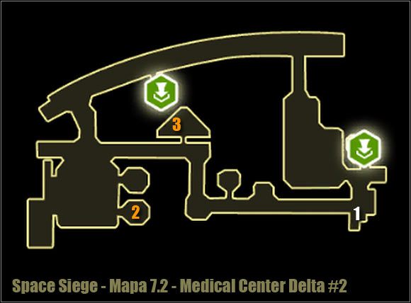 2 - Medical Center Delta #2 - Mapy okolicy | Poziom 7 w Space Siege - Space Siege - poradnik do gry