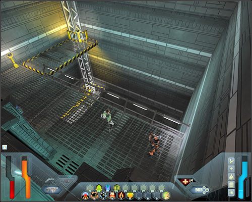 Uważaj, gdyż po dotarciu na miejsce od razu zostaniesz zaatakowany przez kilku cyborgów - Medical Center Delta #2 - Questy (cz.1) | Poziom 7 w Space Siege - Space Siege - poradnik do gry