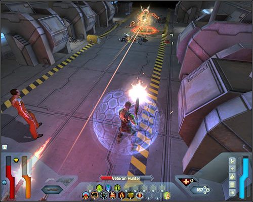 Znajdziesz się w nieco większym korytarzu - Life Support Atmosphere - Questy (cz.2) | Poziom 9 w Space Siege - Space Siege - poradnik do gry