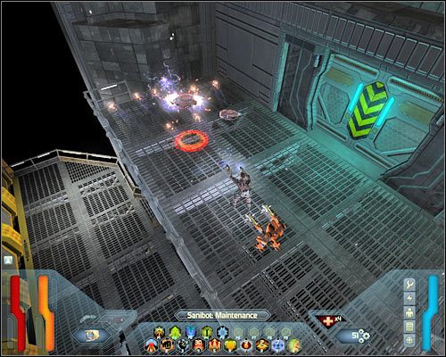 Przejdź przez pusty korytarz, a następnie skręć na zachód - Hold B - Questy (cz.1) | Poziom 15 w Space Siege - Space Siege - poradnik do gry