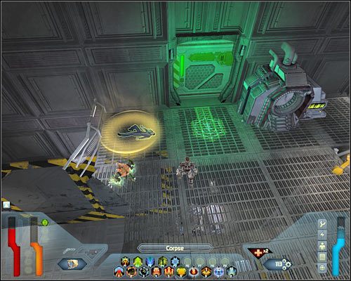 Podobnie jak wcześniej, warto zająć się spenetrowaniem całej tej okolicy - Hold B - Questy (cz.2) | Poziom 15 w Space Siege - Space Siege - poradnik do gry