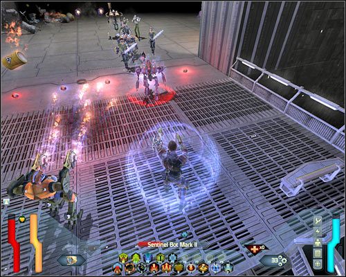 Proponuję żebyś zajął się teraz dokładnym zabezpieczeniem całej tej hali - Engine Maintenance - Questy (cz.1) | Poziom 17 w Space Siege - Space Siege - poradnik do gry