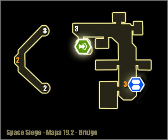 2 - Bridge - Mapy okolicy | Poziom 19 w Space Siege - Space Siege - poradnik do gry