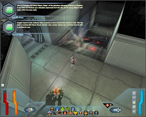 Na dolnym poziomie będzie już nieco trudniej - Bridge - Questy | Poziom 19 w Space Siege - Space Siege - poradnik do gry