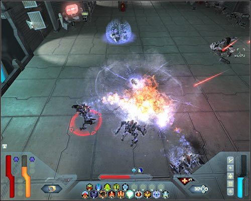 Na koniec zostaw sobie dwie hale znajdujące się na północ od oznaczonej przez grę konsoli - Astrogation - Questy | Poziom 20 w Space Siege - Space Siege - poradnik do gry