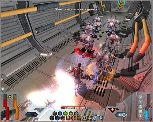 Dostępu do ostatniego pomieszczenia broni jeszcze jedna grupa, niemniej jest już ona nieco mniej liczna - Ship Interior Maintenance - Questy (cz.2) | Poziom 21 w Space Siege - Space Siege - poradnik do gry