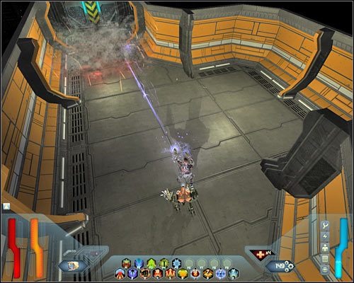 Skręć w prawo i skorzystaj ze schodów - Hold C - Questy (cz.1) | Poziom 22 w Space Siege - Space Siege - poradnik do gry