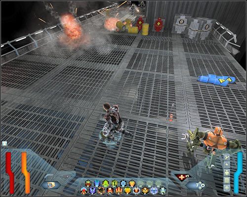 Otwórz drzwi, ALE nie idź w stronę kolejnego przejścia - Hold C - Questy (cz.2) | Poziom 22 w Space Siege - Space Siege - poradnik do gry