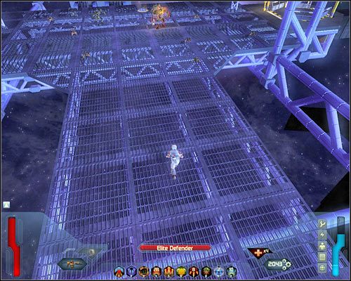 Możesz już udać się na wyższy poziom, gdyż to właśnie tam zlokalizowana jest piąta antena - Gantry - Questy (cz.2) | Poziom 27 w Space Siege - Space Siege - poradnik do gry