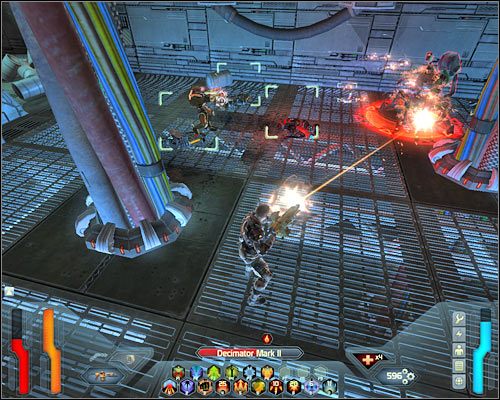 Jeśli chcesz, możesz zająć się dokładniejszym zbadaniem tego pomieszczenia - Ares Engine Control - Questy (cz.2) | Poziom 29A w Space Siege - Space Siege - poradnik do gry