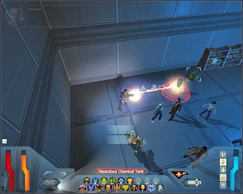 Zadanie 3: Disable the bomb on the Ares engine controls (Rozbrój pierwszą bombę) - Ares Engine Control - Questy | Poziom 29B w Space Siege - Space Siege - poradnik do gry