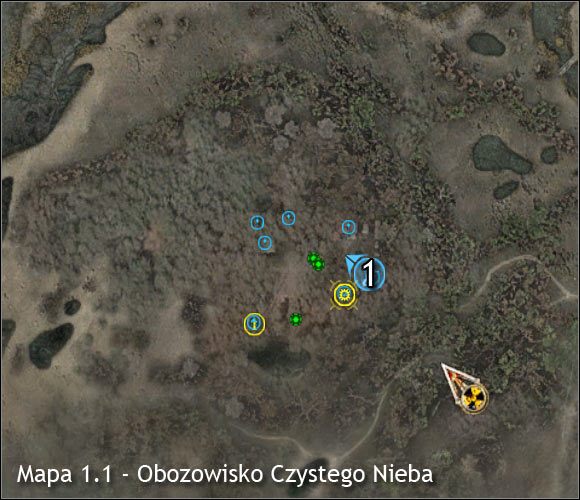 1 - Mapy okolicy | Bagna | Stalker Czyste Niebo - S.T.A.L.K.E.R.: Czyste Niebo - poradnik do gry