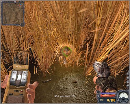 Podążaj do celu, umiejętnie unikając anomalii i często zapisując aktualny stan gry - Questy (cz.2) | Bagna | Stalker Czyste Niebo - S.T.A.L.K.E.R.: Czyste Niebo - poradnik do gry