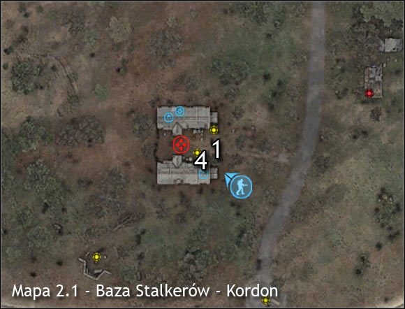 1 - Mapy okolicy | Kordon | Stalker Czyste Niebo - S.T.A.L.K.E.R.: Czyste Niebo - poradnik do gry