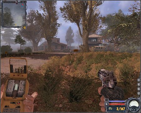 3) Centrum wioski - Lokacja ta nie wymaga raczej dokładniejszego opisu - Mapy szczegółowe (cz.2) | Kordon | Stalker Czyste Niebo - S.T.A.L.K.E.R.: Czyste Niebo - poradnik do gry