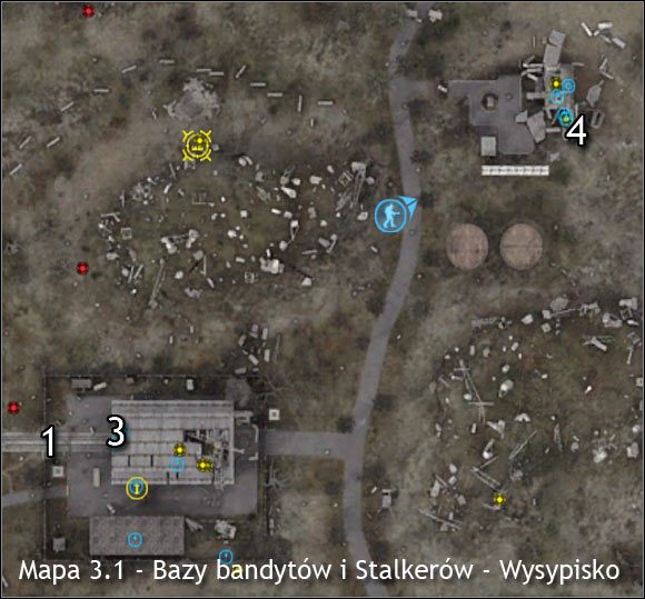 1 - Mapy okolicy | Wysypisko | Stalker Czyste Niebo - S.T.A.L.K.E.R.: Czyste Niebo - poradnik do gry