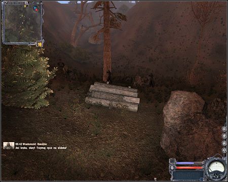 9) Kryjówka przemytnika - Miejsce to zyskuje na znaczeniu podczas wykonywania subquestów zarówno dla bandytów, jak i Stalkerów (oba zadania naturalnie wzajemnie się wykluczają) - Mapy szczegółowe (cz.3) | Wysypisko | Stalker Czyste Niebo - S.T.A.L.K.E.R.: Czyste Niebo - poradnik do gry