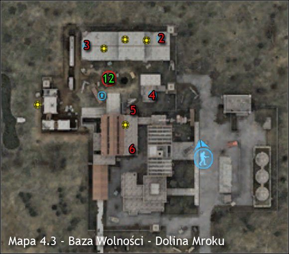 1 - Mapy szczegółowe (cz.1) | Dolina Mroku | Stalker Czyste Niebo - S.T.A.L.K.E.R.: Czyste Niebo - poradnik do gry