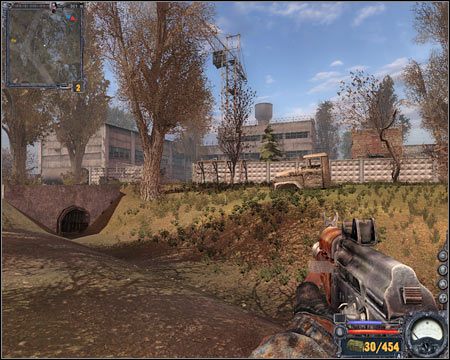 8) Wysepka - Początkowo natrafisz tu na żołnierzy Wolności, przy czym przy podjęciu się wykonania jednego z subquestów dla Czechowa, będziesz musiał rozprawić się z zaciekle broniącymi się najemnikami - Mapy szczegółowe (cz.3) | Dolina Mroku | Stalker Czyste Niebo - S.T.A.L.K.E.R.: Czyste Niebo - poradnik do gry