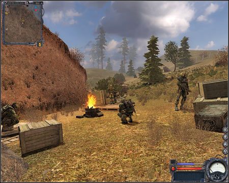 12) Baza Wolności - Główna lokacja tej planszy - Mapy szczegółowe (cz.3) | Dolina Mroku | Stalker Czyste Niebo - S.T.A.L.K.E.R.: Czyste Niebo - poradnik do gry