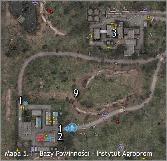 1 - Mapy okolicy | Instytut Agroprom | Stalker Czyste Niebo - S.T.A.L.K.E.R.: Czyste Niebo - poradnik do gry