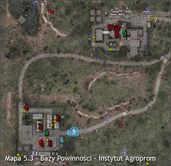 1 - Mapy szczegółowe (cz.1) | Instytut Agroprom | Stalker Czyste Niebo - S.T.A.L.K.E.R.: Czyste Niebo - poradnik do gry