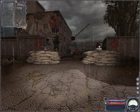 4) Skażone jezioro - Zostaniesz tu nagrodzony możliwością wypełnienia dodatkowego subquestu, polegającego na udzieleniu wsparcia uwięzionym Stalkerom - Mapy szczegółowe (cz.2) | Instytut Agroprom | Stalker Czyste Niebo - S.T.A.L.K.E.R.: Czyste Niebo - poradnik do gry