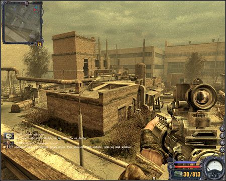 1 - Mapa szczegółowa (cz.2) | Jantar | Stalker Czyste Niebo - S.T.A.L.K.E.R.: Czyste Niebo - poradnik do gry