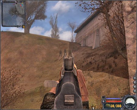 Kieruj się na północ, trzymając ściany prawego budynku - Questy (cz.1) | Jantar | Stalker Czyste Niebo - S.T.A.L.K.E.R.: Czyste Niebo - poradnik do gry