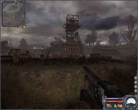 11) Północny posterunek Powinności - Wpadniesz tu na kilku żołnierzy - Mapa szczegółowa (cz.3) | Czerwony Las | Stalker Czyste Niebo - S.T.A.L.K.E.R.: Czyste Niebo - poradnik do gry