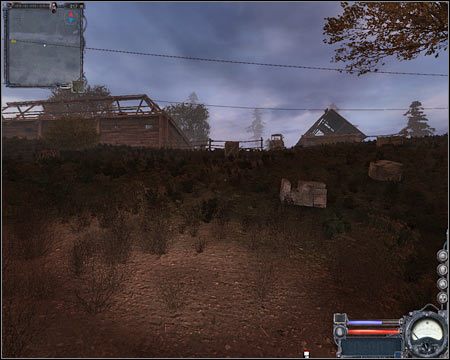 1 - Mapa szczegółowa (cz.2) | Magazyny Wojskowe | Stalker Czyste Niebo - S.T.A.L.K.E.R.: Czyste Niebo - poradnik do gry