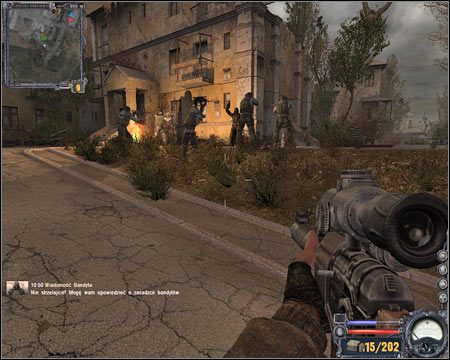 2) Zasadzka - W okolicznych budynkach kryją się bandyci - Mapa szczegółowa (cz.2) | Limańsk | Stalker Czyste Niebo - S.T.A.L.K.E.R.: Czyste Niebo - poradnik do gry