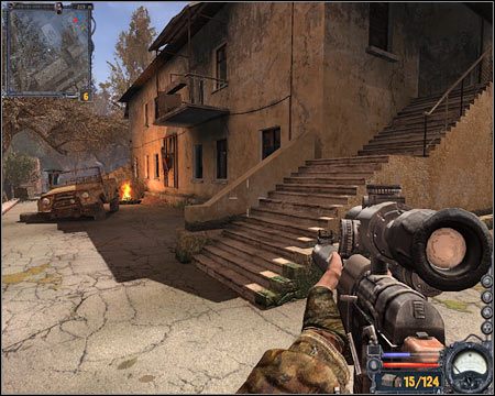 9) Anomalie - Musisz umiejętnie omijać znajdujące się tu anomalie (teleporty) w celu przedostania się do kolejnej strefy okupowanej przez oddziały Monolitu - Mapa szczegółowa (cz.3) | Limańsk | Stalker Czyste Niebo - S.T.A.L.K.E.R.: Czyste Niebo - poradnik do gry