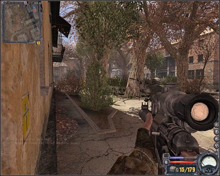 Znajdź sobie dobre miejsce do przeładowania broni i wyleczenia głównej postaci - Questy (cz.2) | Limańsk | Stalker Czyste Niebo - S.T.A.L.K.E.R.: Czyste Niebo - poradnik do gry