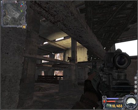 Wyjście z placu budowy znajduje się w odizolowanej strefie, aczkolwiek dość łatwo można się tam przedostać - Questy (cz.4) | Limańsk | Stalker Czyste Niebo - S.T.A.L.K.E.R.: Czyste Niebo - poradnik do gry